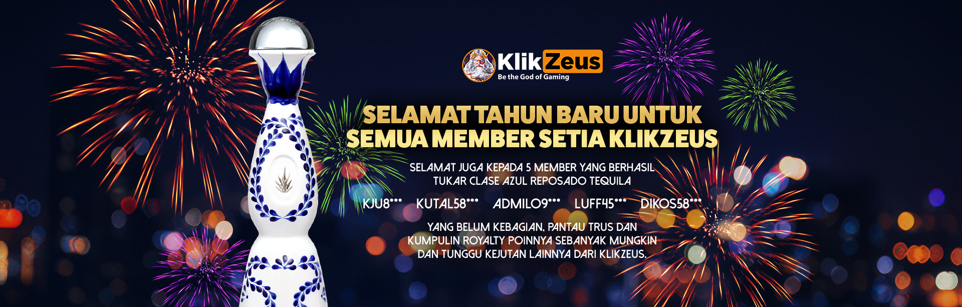 HADIAH NEW YEAR PROMO KLIKZEUS
