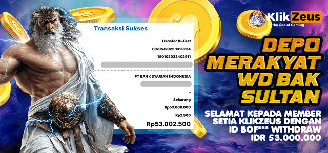 MEMBER KLIKZEUS JACKPOT