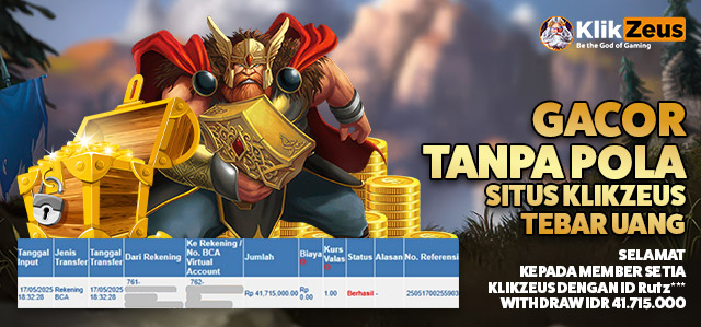 MEMBER KLIKZEUS JACKPOT