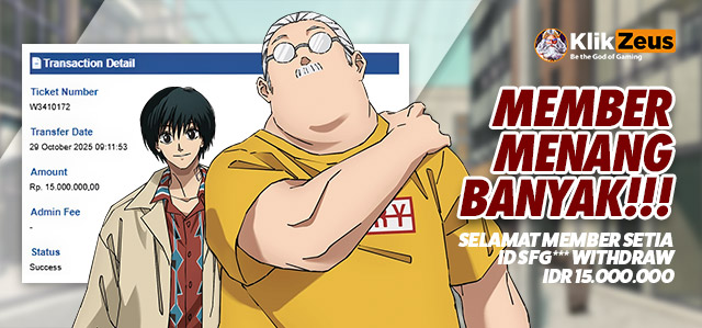 MEMBER KLIKZEUS JACKPOT