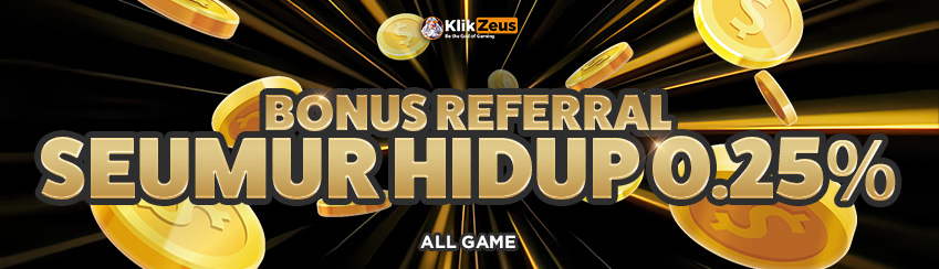 Bonus Referral Seumur Hidup 0,25%