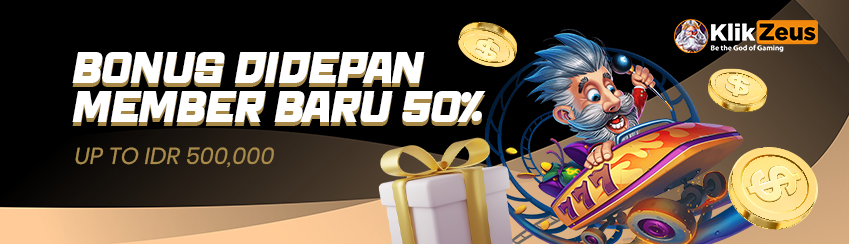 Bonus Member Baru 50%